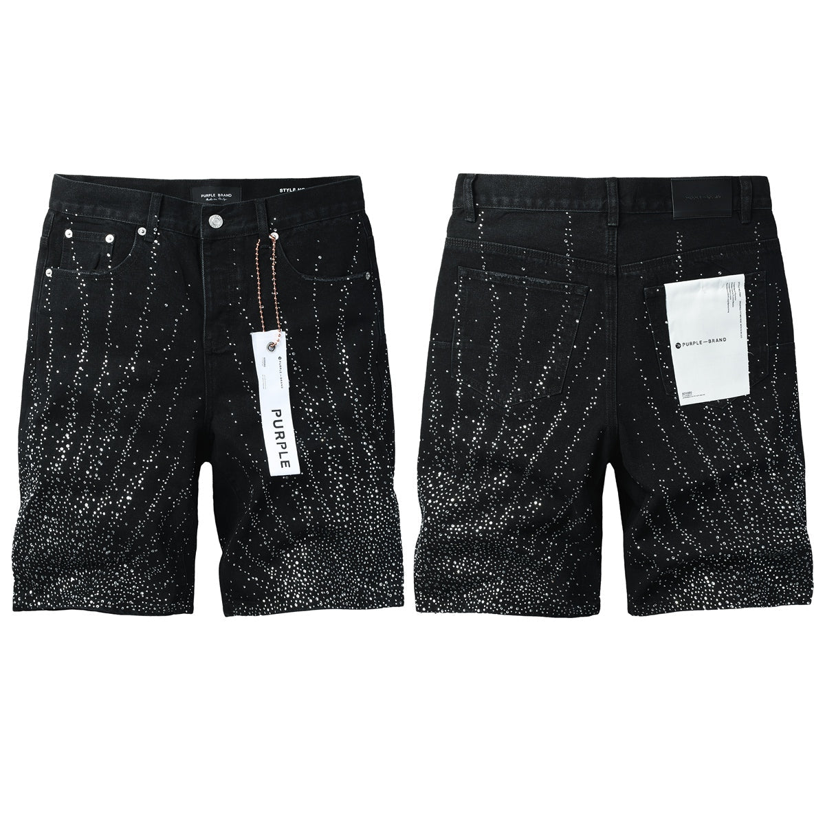 PURPLE Shorts Crystals 5115