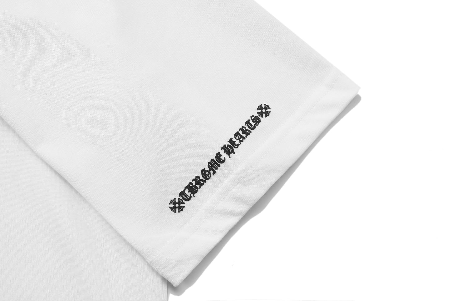 Chrome Hearts Sanskrit Pocket & Neck Letter Printed T-shirt TB02