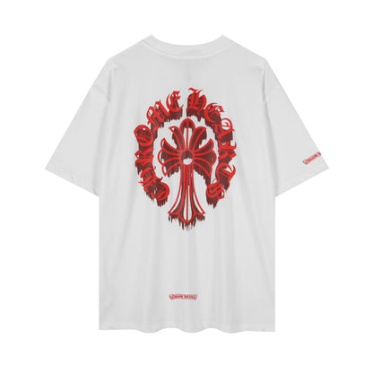 Chrome Hearts Bloody Floral Cross Vintage Washed T-shirt 2627