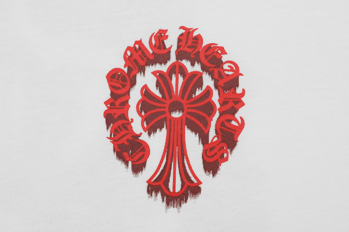 Chrome Hearts Bloody Floral Cross Vintage Washed T-shirt 2627