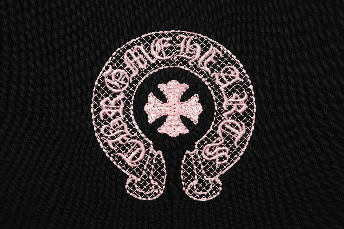 Chrome Hearts Classic Horseshoe Logo Embroidered T-shirt TB32