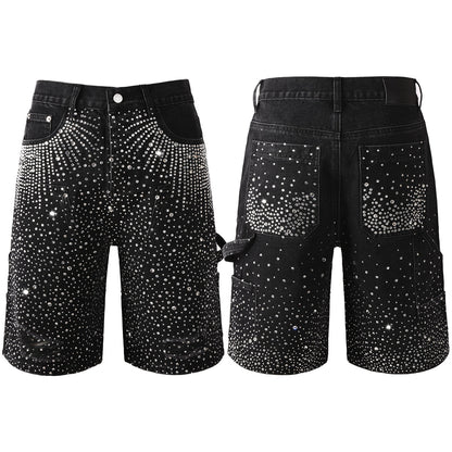 PURPLE Shorts Crystals 5099