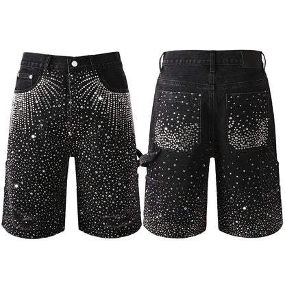 PURPLE Shorts Crystals 5099