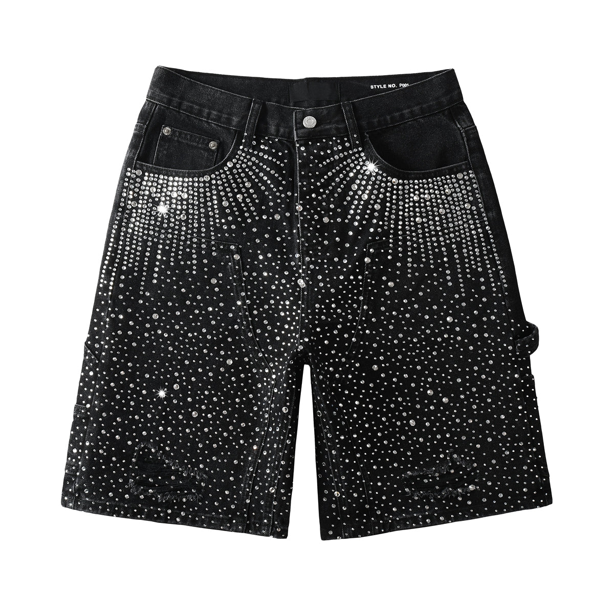 PURPLE Shorts Crystals 5099
