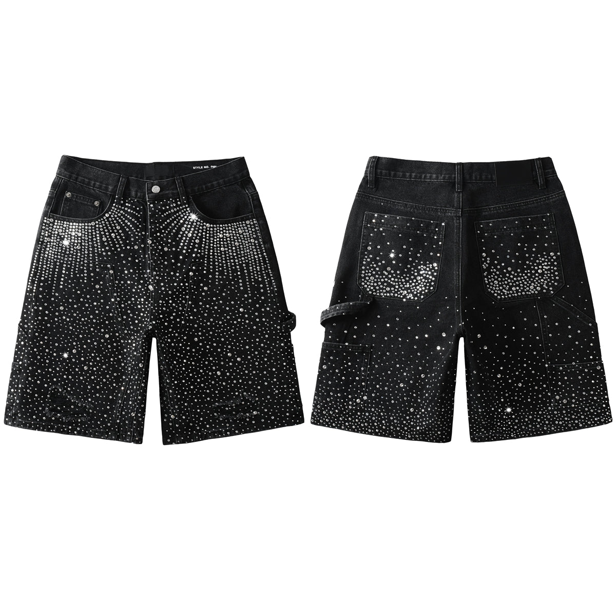PURPLE Shorts Crystals 5099