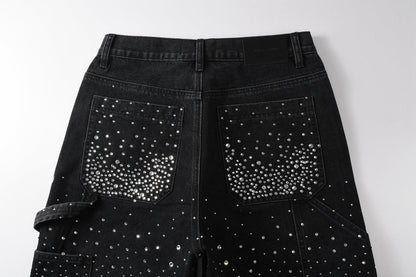 PURPLE Shorts Crystals 5099