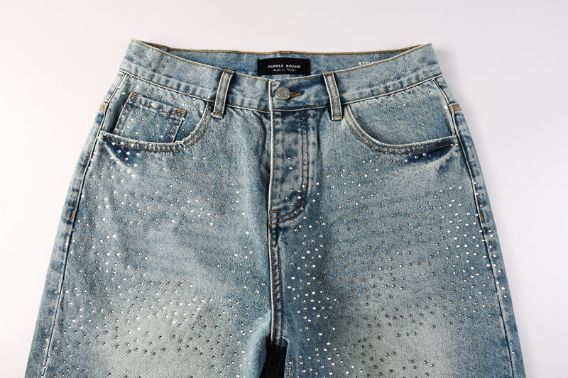PURPLE Shorts Crystals 5109