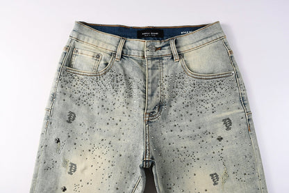 PURPLE Shorts Crystals 5105