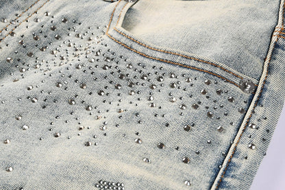 PURPLE Shorts Crystals 5105