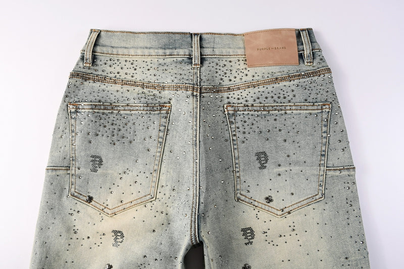 PURPLE Shorts Crystals 5105