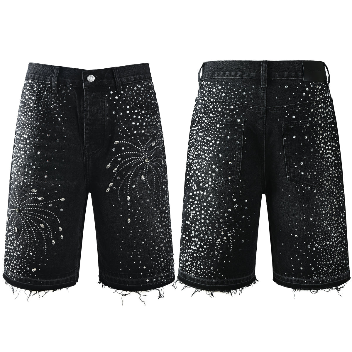 PURPLE Shorts Crystals 5103