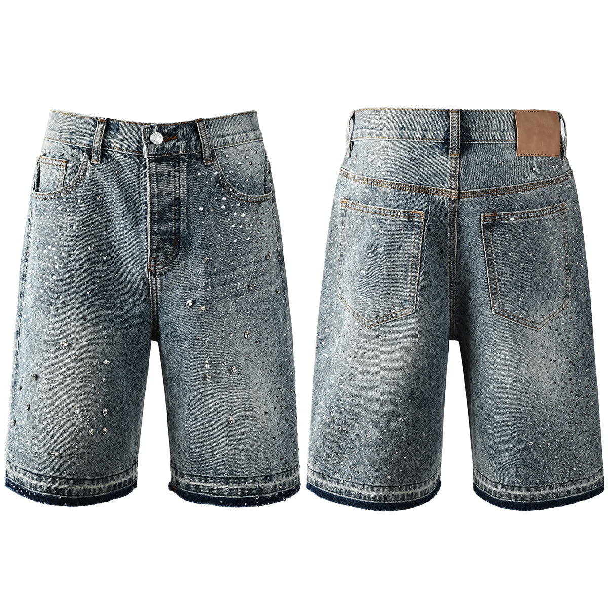 PURPLE Shorts Crystals 5102