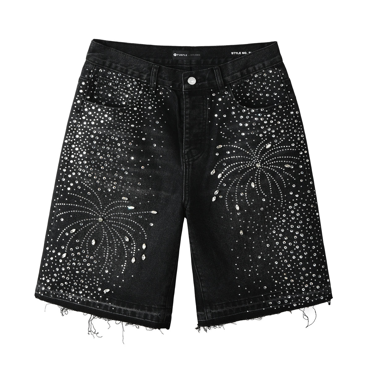PURPLE Shorts Crystals 5103