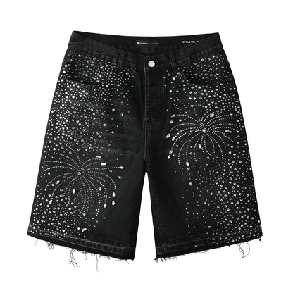 PURPLE Shorts Crystals 5103