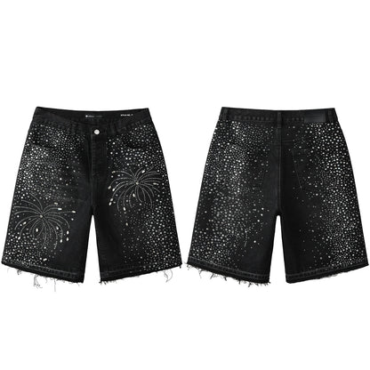 PURPLE Shorts Crystals 5103