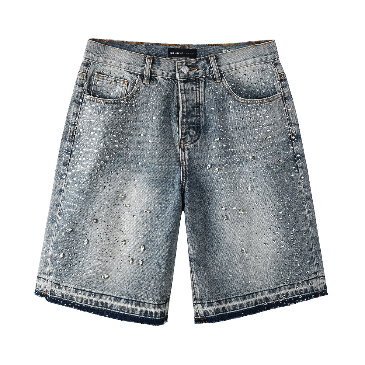 PURPLE Shorts Crystals 5102