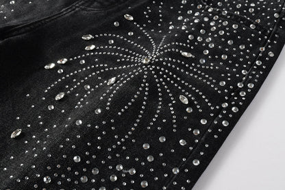 PURPLE Shorts Crystals 5103