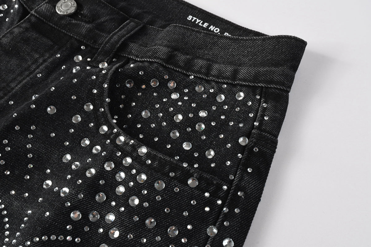 PURPLE Shorts Crystals 5103