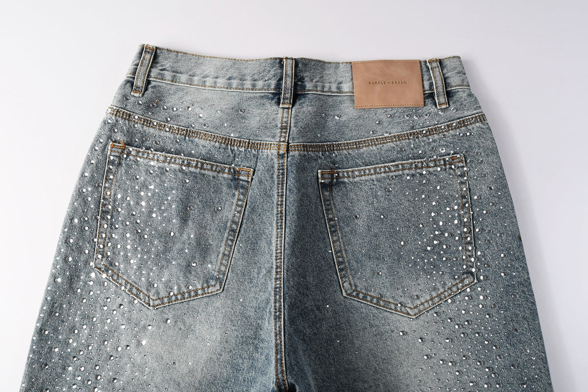 PURPLE Shorts Crystals 5102