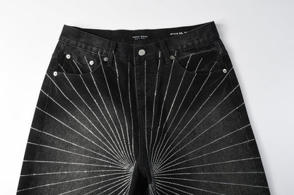 PURPLE Shorts Crystals 5104