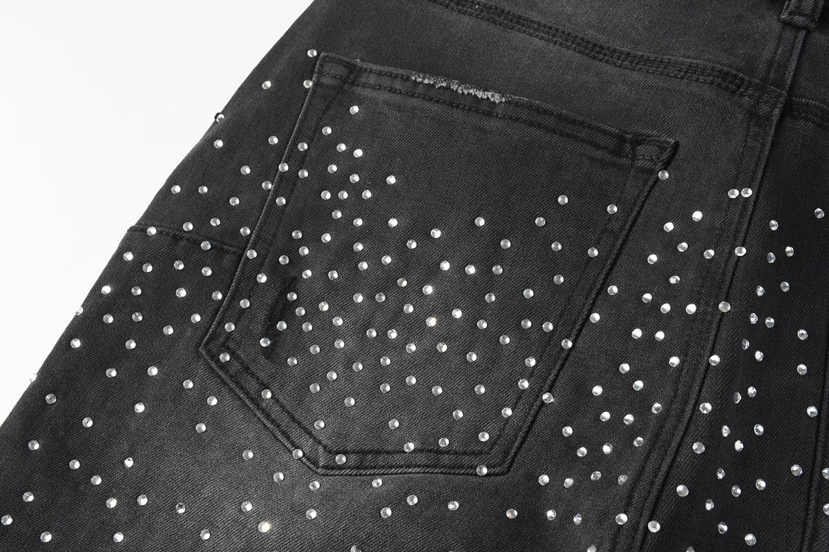 PURPLE Shorts Crystals 5111