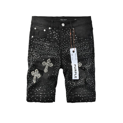 PURPLE Shorts Crystals 5111