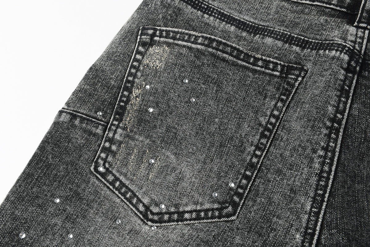PURPLE Shorts Crystals 5112