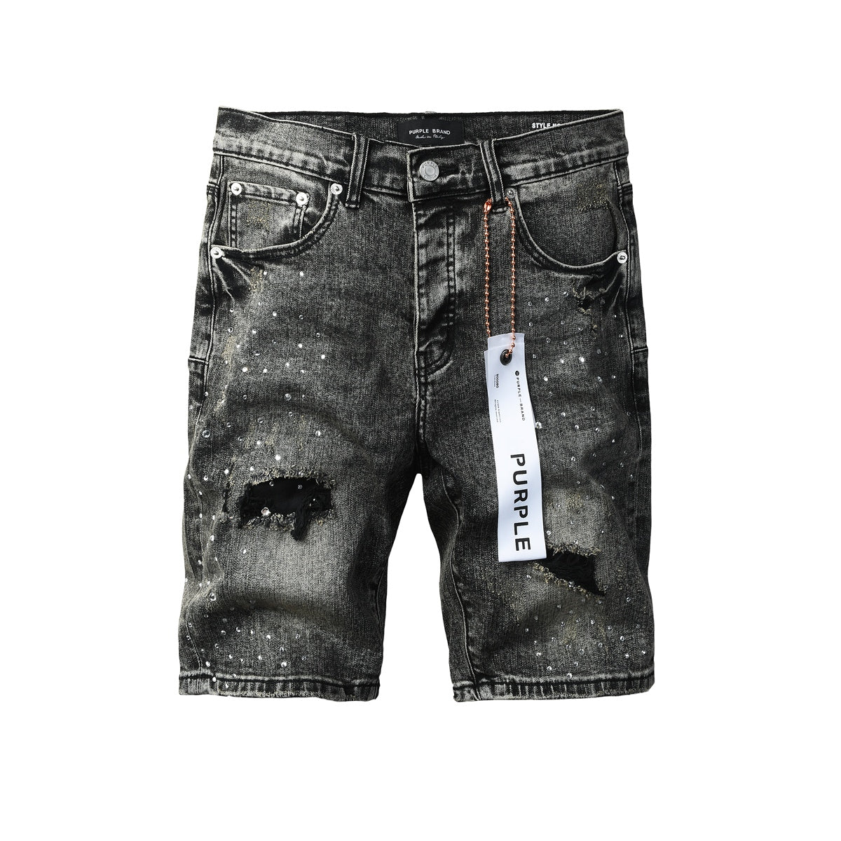 PURPLE Shorts Crystals 5112