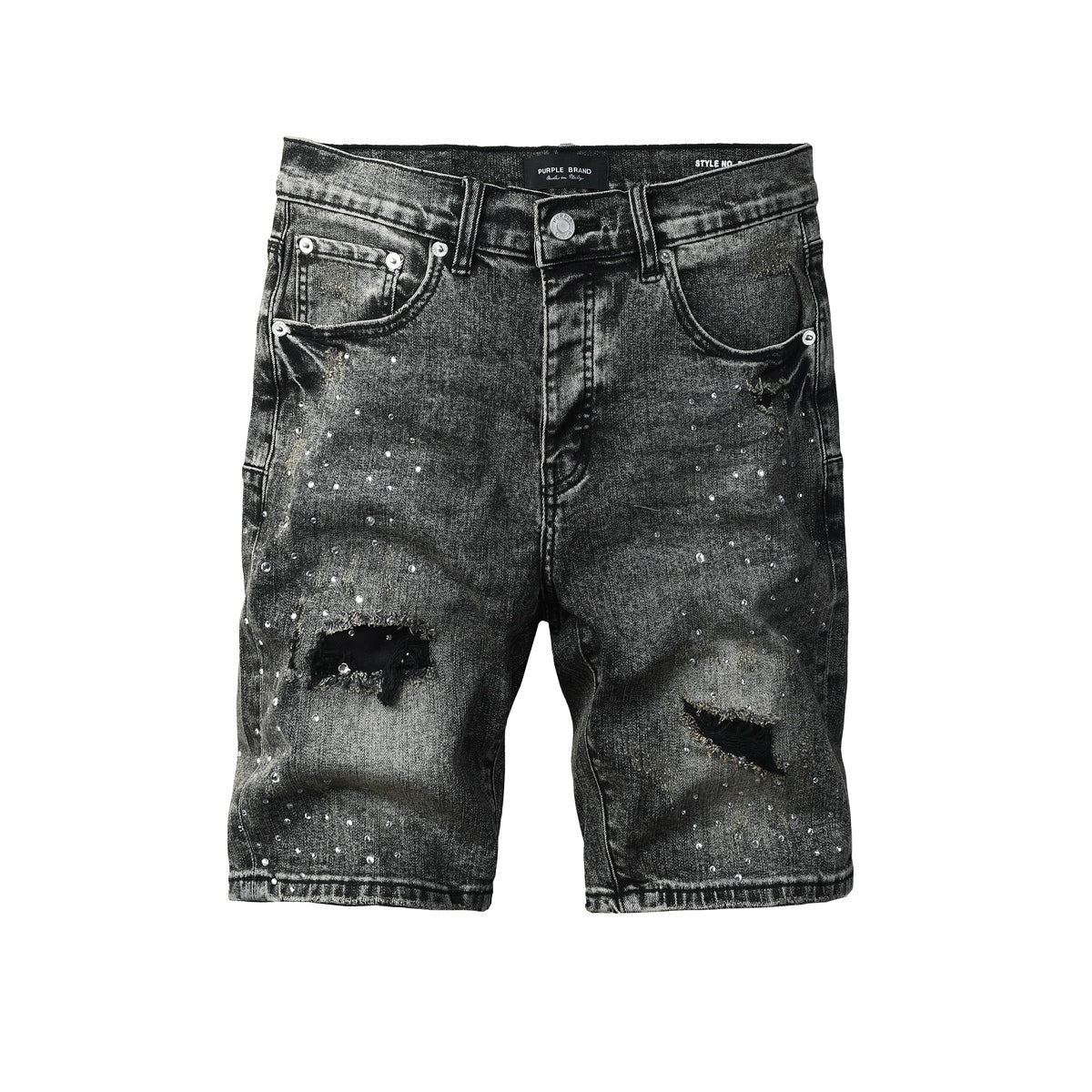 PURPLE Shorts Crystals 5112