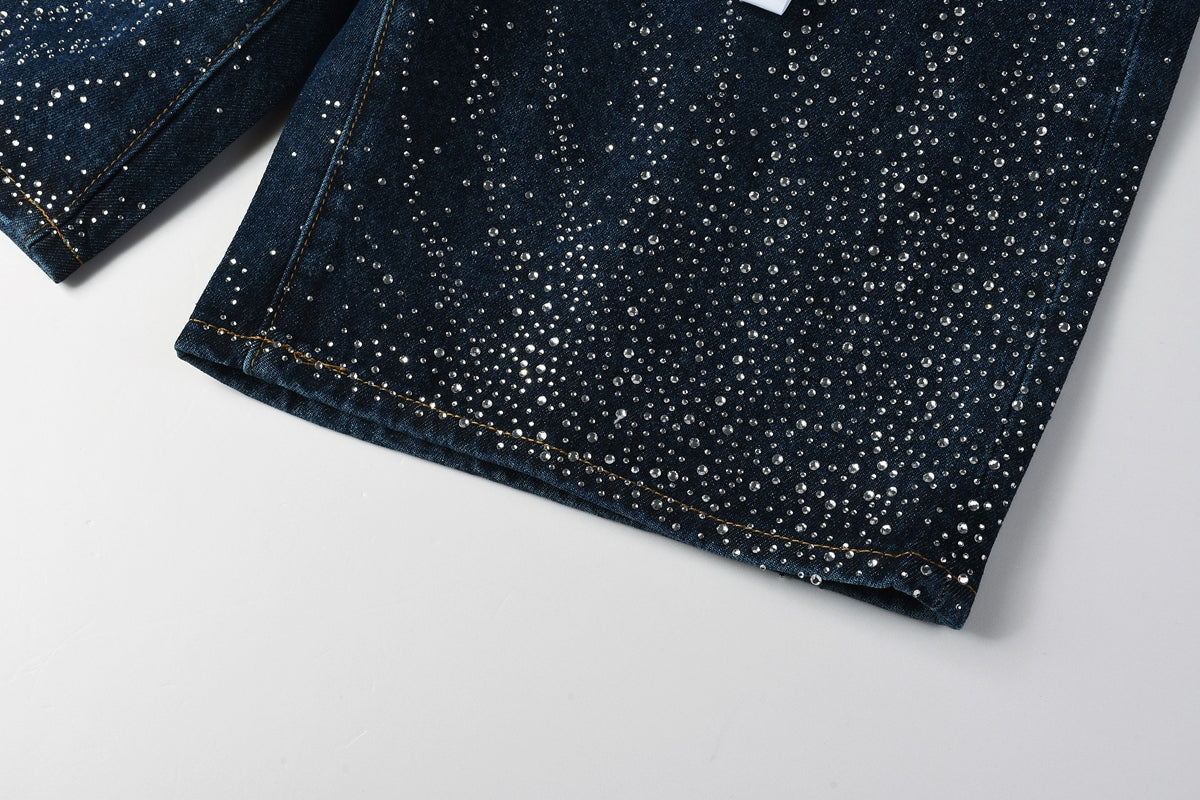 PURPLE Shorts Crystals 5114