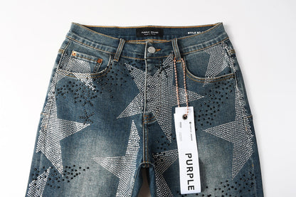 PURPLE Shorts Crystals 5116
