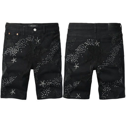 PURPLE Shorts Crystals 5117