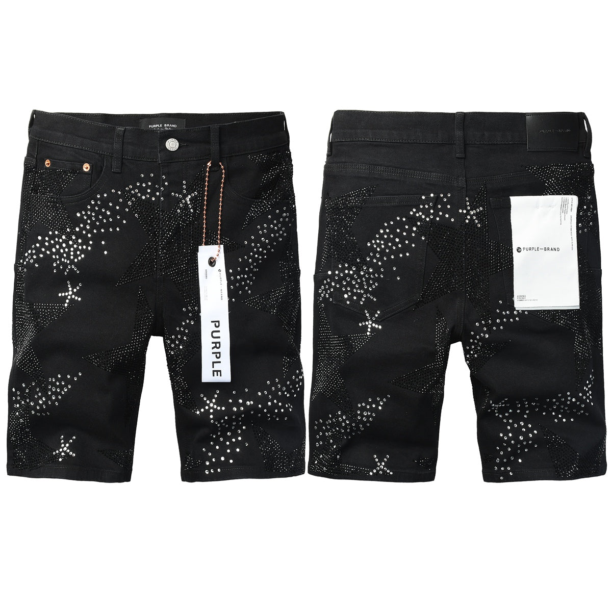 PURPLE Shorts Crystals 5117