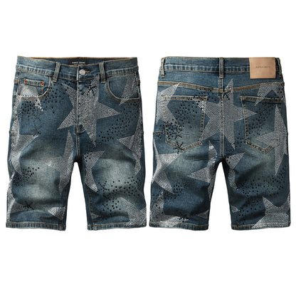 PURPLE Shorts Crystals 5116