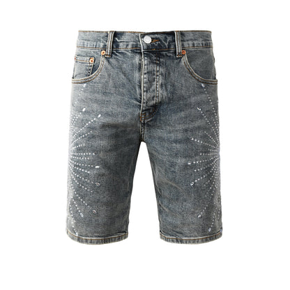 PURPLE Shorts Crystals 5093