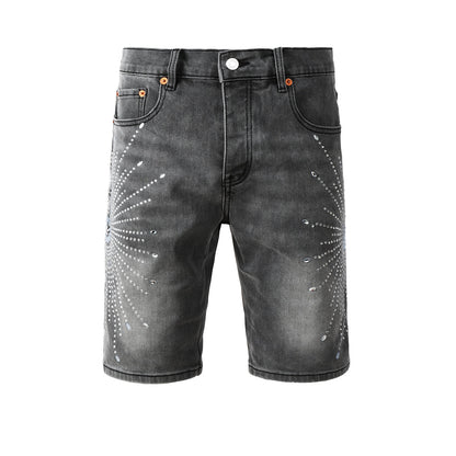 PURPLE Shorts Crystals 5094