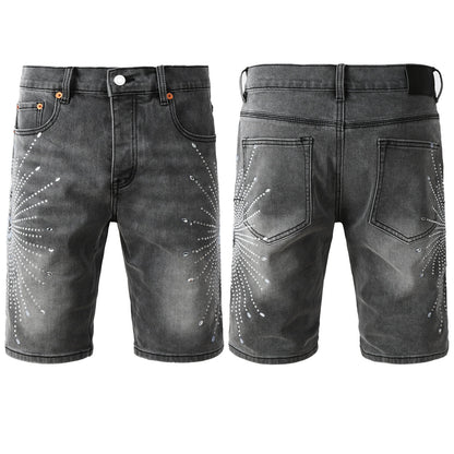 PURPLE Shorts Crystals 5094