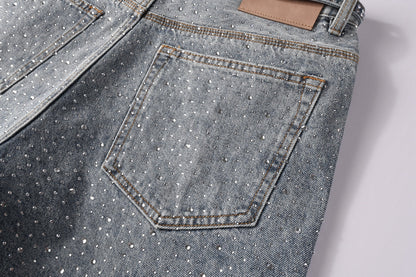 PURPLE Shorts Crystals 5096