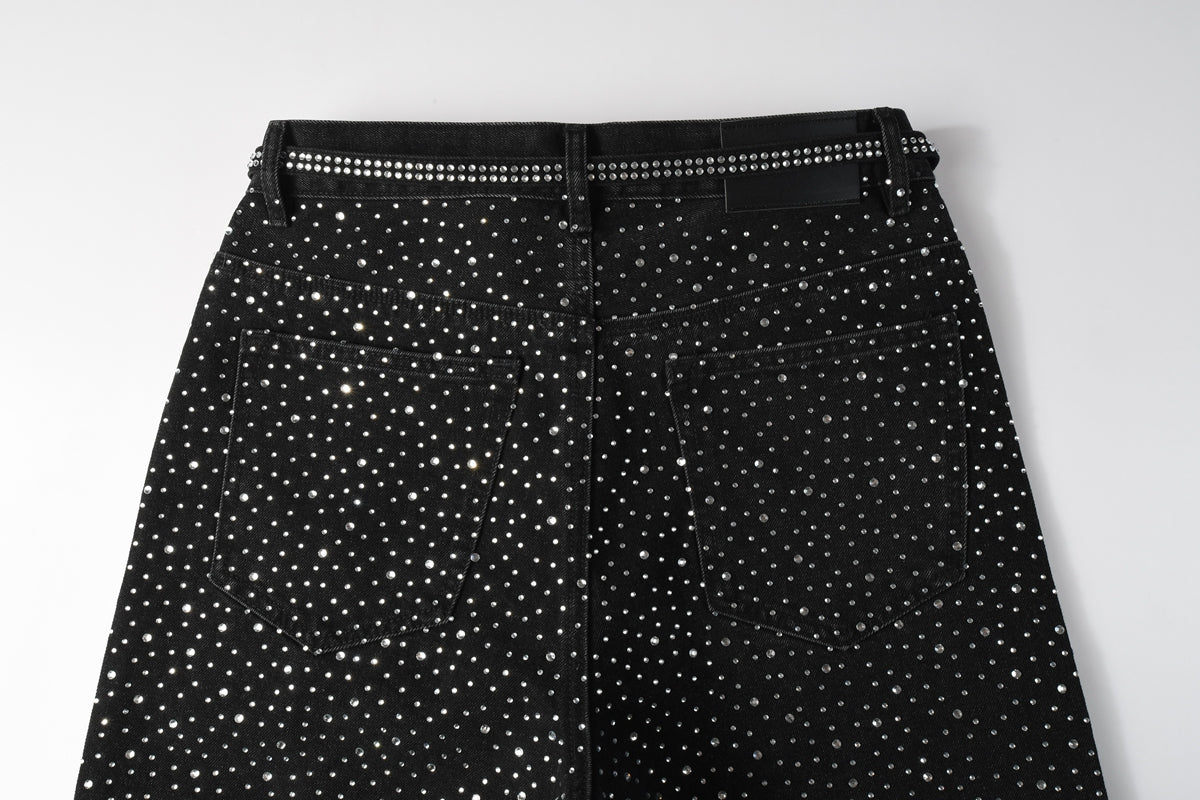 PURPLE Shorts Crystals 5095