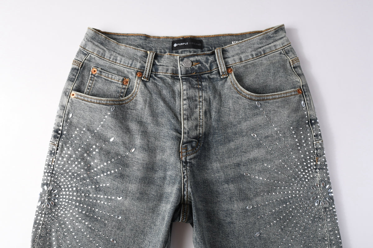 PURPLE Shorts Crystals 5093