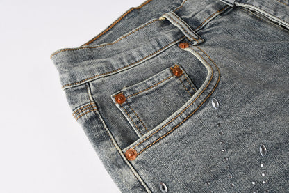 PURPLE Shorts Crystals 5093