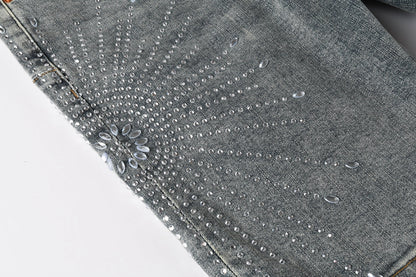 PURPLE Shorts Crystals 5093