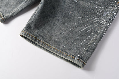 PURPLE Shorts Crystals 5093