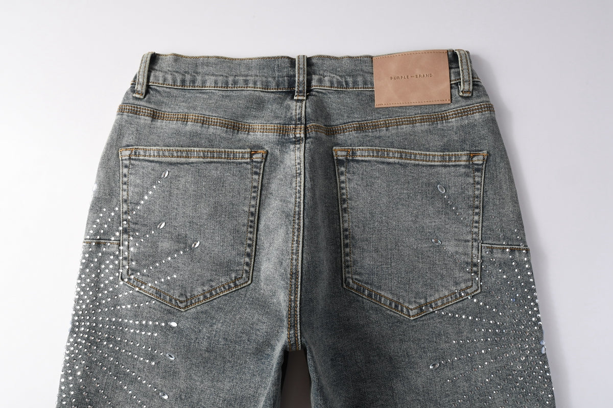 PURPLE Shorts Crystals 5093