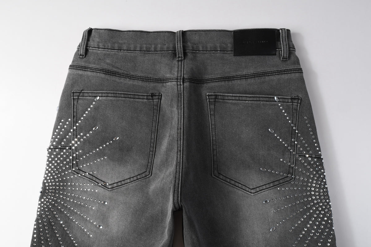 PURPLE Shorts Crystals 5094