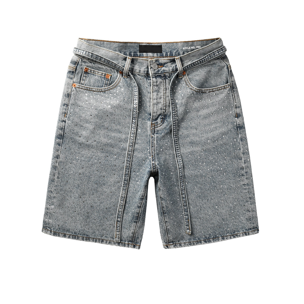 PURPLE Shorts Crystals 5096