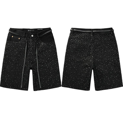 PURPLE Shorts Crystals 5095
