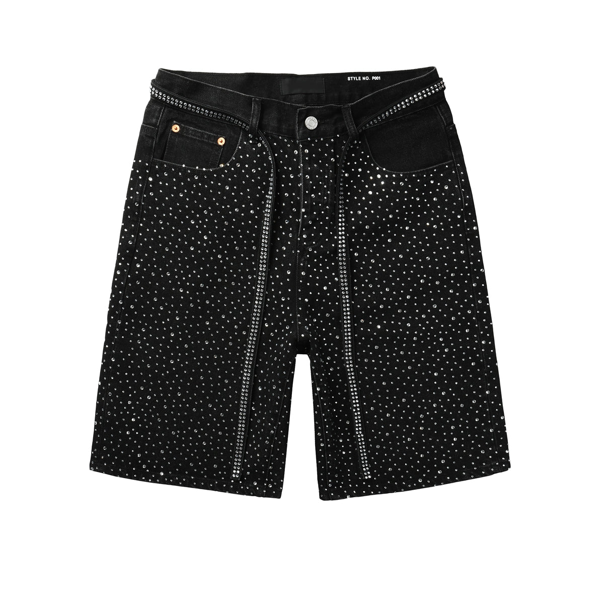 PURPLE Shorts Crystals 5095