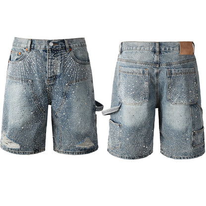 PURPLE Shorts Crystals 5097