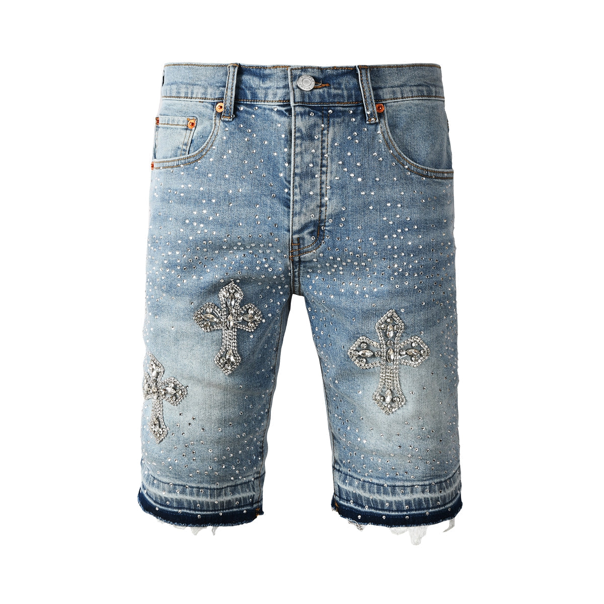 PURPLE Shorts Crystals 5098